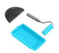 Precise Silicone Adhesive Roller for Reusable Brush Head with Antileakage Design for Sticky Project Workshop Use Adhesive Roller for Model Making and