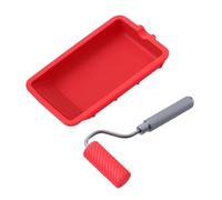 Precise Silicone Adhesive Roller for Reusable Brush Head with Antileakage Design for Sticky Project Workshop Use Adhesive Roller for Model Making and