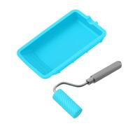 Precise Silicone Adhesive Roller for Reusable Brush Head with Antileakage Design for Sticky Project Workshop Use Professional Adhesive Spreading Tool