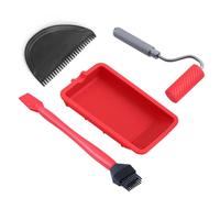 Precise Silicone Adhesive Roller for Reusable Brush Head with Antileakage Design for Sticky Project Workshop Use Adhesive Roller for Model Making and