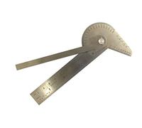 Precise Six In One Multi Use Guage - Protractor, Center Finder, Circle Divider, Sqaure, Drill Point Gauge