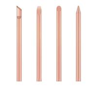 Precise Solder Iron Tips Flat/Horse Hoof Head/Round Tip for 30W 40W 60W External Heat Welders Efficient Design Solder Head