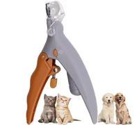 Preciseclip LED + Magnifying Glass Pet Nail Trimmer, PawThentic Professional Pet Nail Clipper Scissors, Nails Trapper, Quick-Clip, Grooming Nails Care Tool Great for Dogs Cats (1Pcs)