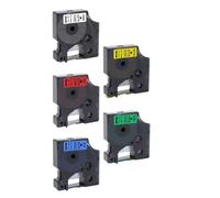 PrecisGear 1Pcs 6mm Label Compatible With D1 Tape 45013 45010 45016 45018 45020 43613 40913 160 280 300 450(Black on White)