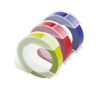 PrecisGear 3PK 3D Embossing Tape 9mm DIY Plastic Label Tape Compatible With E-101 E-202 E-303 Label Maker For 8K1927225B(12)