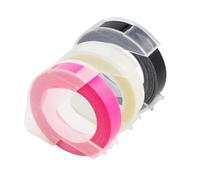 PrecisGear 3PK 3D Embossing Tape 9mm DIY Plastic Label Tape Compatible With E-101 E-202 E-303 Label Maker For 8K1927225B(07)