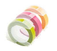 PrecisGear 3PK 3D Embossing Tape 9mm DIY Plastic Label Tape Compatible With E-101 E-202 E-303 Label Maker For 8K1927225B(10)