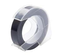 PrecisGear 3PK 3D Embossing Tape 9mm DIY Plastic Label Tape Compatible With E-101 E-202 E-303 Label Maker For 8K1927225B(1 PCS Black)