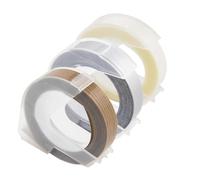 PrecisGear 3PK 3D Embossing Tape 9mm DIY Plastic Label Tape Compatible With E-101 E-202 E-303 Label Maker For 8K1927225B(06)