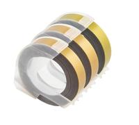 PrecisGear 3PK 3D Embossing Tape 9mm DIY Plastic Label Tape Compatible With E-101 E-202 E-303 Label Maker For 8K1927225B(01)