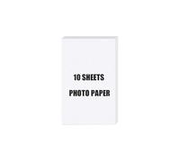 PrecisGear 4x6'' Photo Paper Compatible With Liene Amber M100 M200 Cartridge Refill CISS System Works With DHP512 513(10paper)