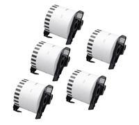 PrecisGear 5Rolls Compatible With DK-11234 11247 22211 22212 11209 Thermal Label Paper For QL-1100/1050N/720NW/800/810W/820NWB/1115NWB(5 Rolls DK-22211)