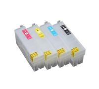 PrecisGear Compatible With 4Color 50ML Empty Refillable Ink Cartridge No Chip T2100 T3100 T5100 T2170 T3170 T5170 T3170M T5170M T3100N T5100N