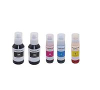 PrecisGear Compatible With 524 T524120-AL T524420-AL 1-4PCS Bottle Refill Pigment Ink For L6490 L15150 L15160(2BK-1C-1M-1Y)