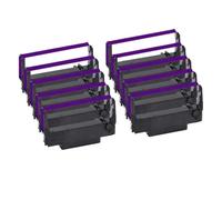 PrecisGear Compatible With Ink Print Ribbon 10/20Pcs For ERC30 ERC34 ERC38 TM-U220PD U230 U210A TM-U370 U300C M188B M188D(Purple-10pcs)