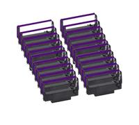 PrecisGear Compatible With Ink Print Ribbon 10/20Pcs For ERC30 ERC34 ERC38 TM-U220PD U230 U210A TM-U370 U300C M188B M188D(Purple-20pcs)