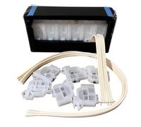 PrecisGear Compatible With L1800 Printer Continuous Ink Supply System CISS Ink Cartridge Ink Tank DTF White Transparent Damper Shock Absorber