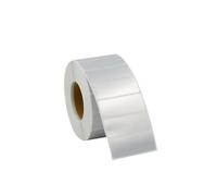 PrecisGear Matte Silver PET Barcode Label 20 30 40 50 60 70 80 90 100 Compatible With Thermal Transfer(50x20mm 2000pcs)