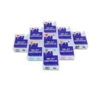 PrecisGear Regil P800 ink cartridge with an arc chip Compatible With the SC-P800 printer 9 Color(LM Box ARC Chip)