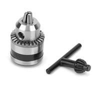 Precisión 0,6 6 mm B10 Portabrocas tipo Llave Kit de herramientas de fresado Portabrocas de Acero inoxidable antioxidante de alta precisión con Llave para taladradora fresadora
