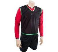 Precision 10-14 Years Youth Lightweight Sports Training Bib - Black - Plain Football Vest
