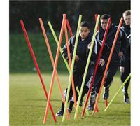 Precision 12 Pack 1.7M Spiked Boundary Poles Set Football Footwork & Dribbling Training