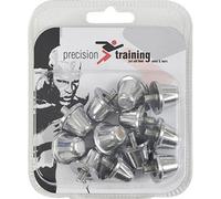 Precision 12 Pack 15mm Alloy Rugby Union Boot Studs - Screw-In Silver Grass Shoe Grips