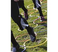 Precision 12 Pack Agility Hoop Ladder - Football Rugby Speed & Footwork Training Drill