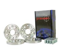 Precision 15mm Wheel Adapters | 5x100 Hub to 5x112 Wheel | 2 Pairs | For Audi A1 | SFP-4AD01