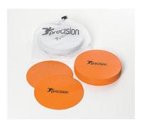 Precision 20 Pack 19.5Cm Orange Flat Rubber Pitch Marker Discs - Ultra Slim Outdoor Sports