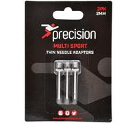 Precision 3 Pack - 2mm Thin Ball Inflator Needle Adapters - Football Pump Screw Thread