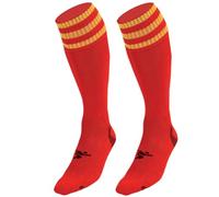 Precision 3 Stripe Pro Football Socks Junior, Nylon Cotton Blend, Ankle Contoured Fit, Wraparound Ventilation, Calf Support, Team Match Socks