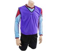 Precision 4-9 Years Kids Lightweight Sports Training Bib - Purple - Plain Football Vest