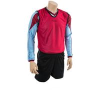 Precision 4-9 Years Kids Lightweight Sports Training Bib - Red - Plain Football Vest