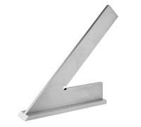 Precision 45 Degree Machinist Square Engineer Square Angle Measuring Tool Hardened Steel with Seat 6 x 4 Inch for Machinist, Woodworker, Engineer, Framing Precision