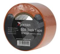 Precision 5 Pack - 38mm X 20M Orange Sock Tape - Football Shin Guard Pads Holder Tape