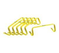 Precision 6" High Flat Hurdles Set - Yellow (Set Of 6)