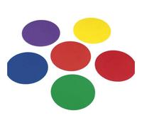 Precision 6 Pack Flat Rubber Sequencing Discs Markers - Court & Pitch Distance Action