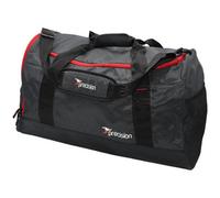 Precision 62X30X35Cm Medium Holdall Bag - Grey/red 65L Rip Stop Gym & Sports Traning Kit