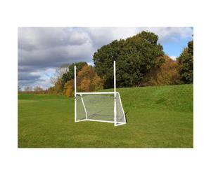Precision 8 X 5 Feet Gaa Match Approved Goal Posts & Net - All Weather Outdoor Rated