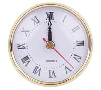Precision 80MM Quartz Clock Insert Mechanism for Replacing or Repairing Broken Clocks (Gold B)