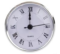 Precision 80MM Quartz Clock Insert Mechanism for Replacing or Repairing Broken Clocks (Silvery D)