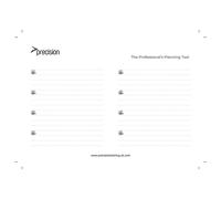 Precision A6 Pro Football Notepad (Pack Of 6) Multicoloured