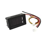 Precision AC miniature current transformer sensor 0.56'' DC 0-100V AC60-500V 1A 10A 50A 100A Red Blue LED Display Voltage Current Meters Tester Detector(DC 0-100V no shunt,0-100A)