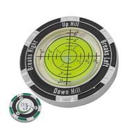 Precision Acrylic Leveling Tool Ball Marker Mini Leveling Tool | Portable Meter with Bubble for Outdoor Design, Field and Construction