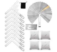 Precision Action Measurement - Ga Stainless Steel Index | Bass Gauge Guitar Radius and Configuration, Instrument Radius Measurement, Set Stru Kit