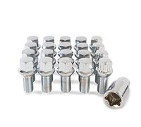 Precision Alloy Wheel Bolts - M14 x 1.5 x 26mm - R13 Radius Seat - Compatible With Volkswagen Vehicles - Set of 16 & 4 Locks - High Strength Carbon Steel - Chrome Plated - Easy Installation