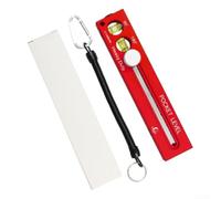 Precision Aluminum Alloy Marking Level Ruler With Stainless Steel For Woodworking Tasks Three Function Pocket Measuring Tool Red(Red)