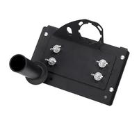 Precision Angle Guide - Slotted Plates 7.5" x 4.7" Grinder Cutting Jig Adjustable Mitre Base | High Precision Beveled Edge Frame Bracket for Workshop