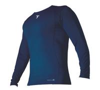 Precision Base Layer Long Sleeve Crew Neck Shirt - Navy, 24-26 Inch